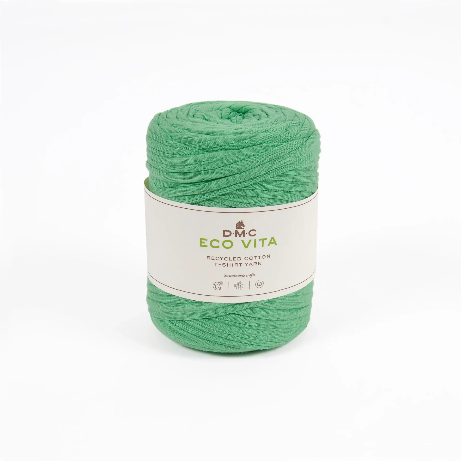 DMC Eco Vita T-shirt garn recycled (Grøn 0008)