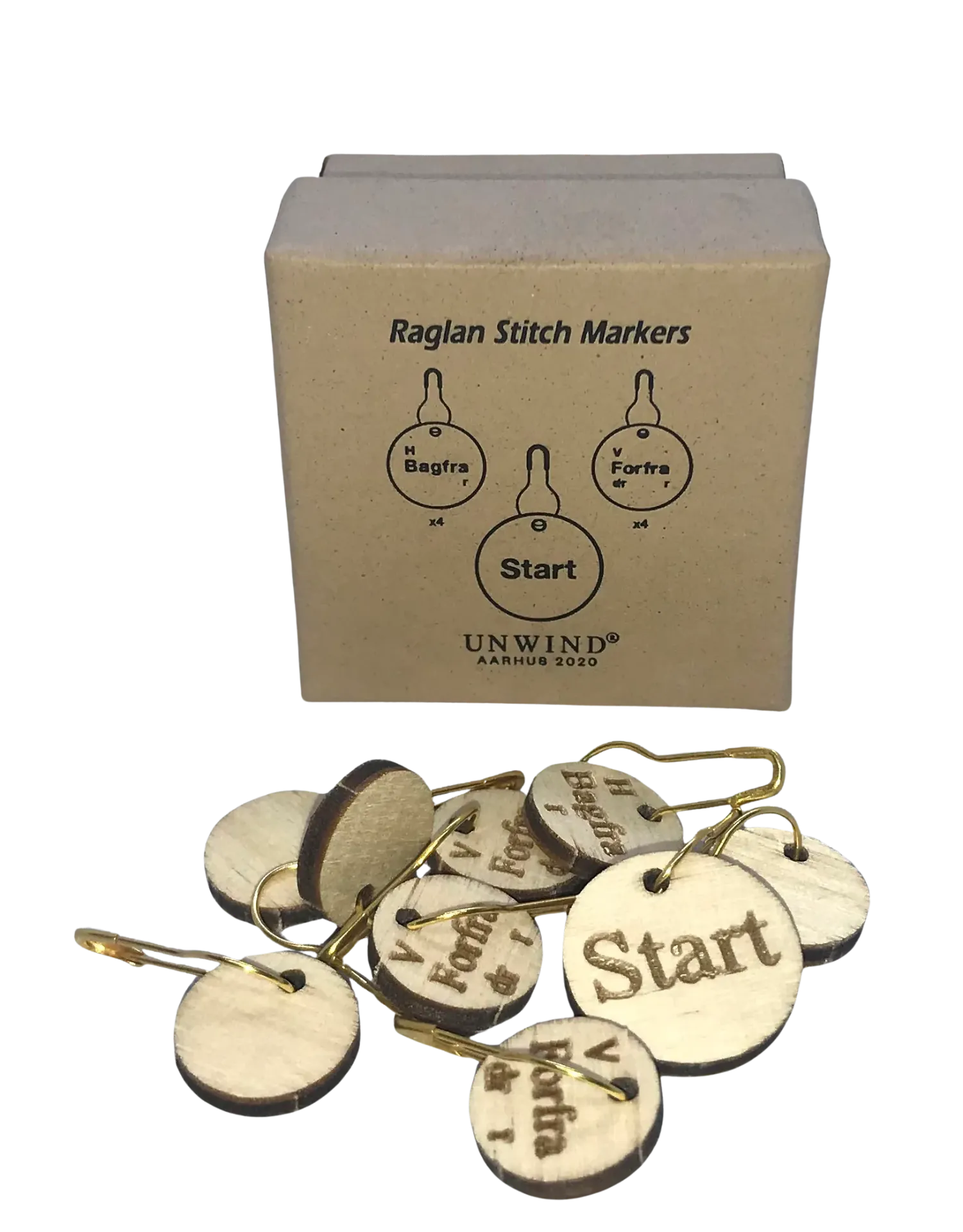 Unwind strikkemarkør træ raglanudtagning (9)