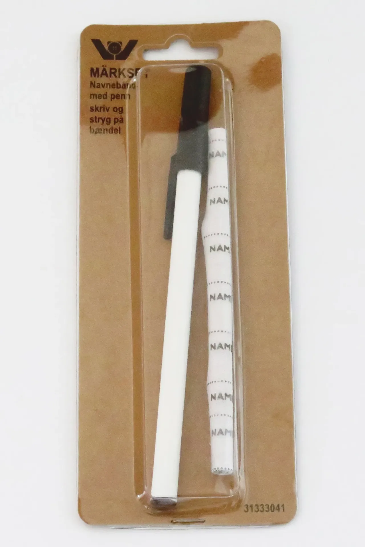 Navnebånd med pen