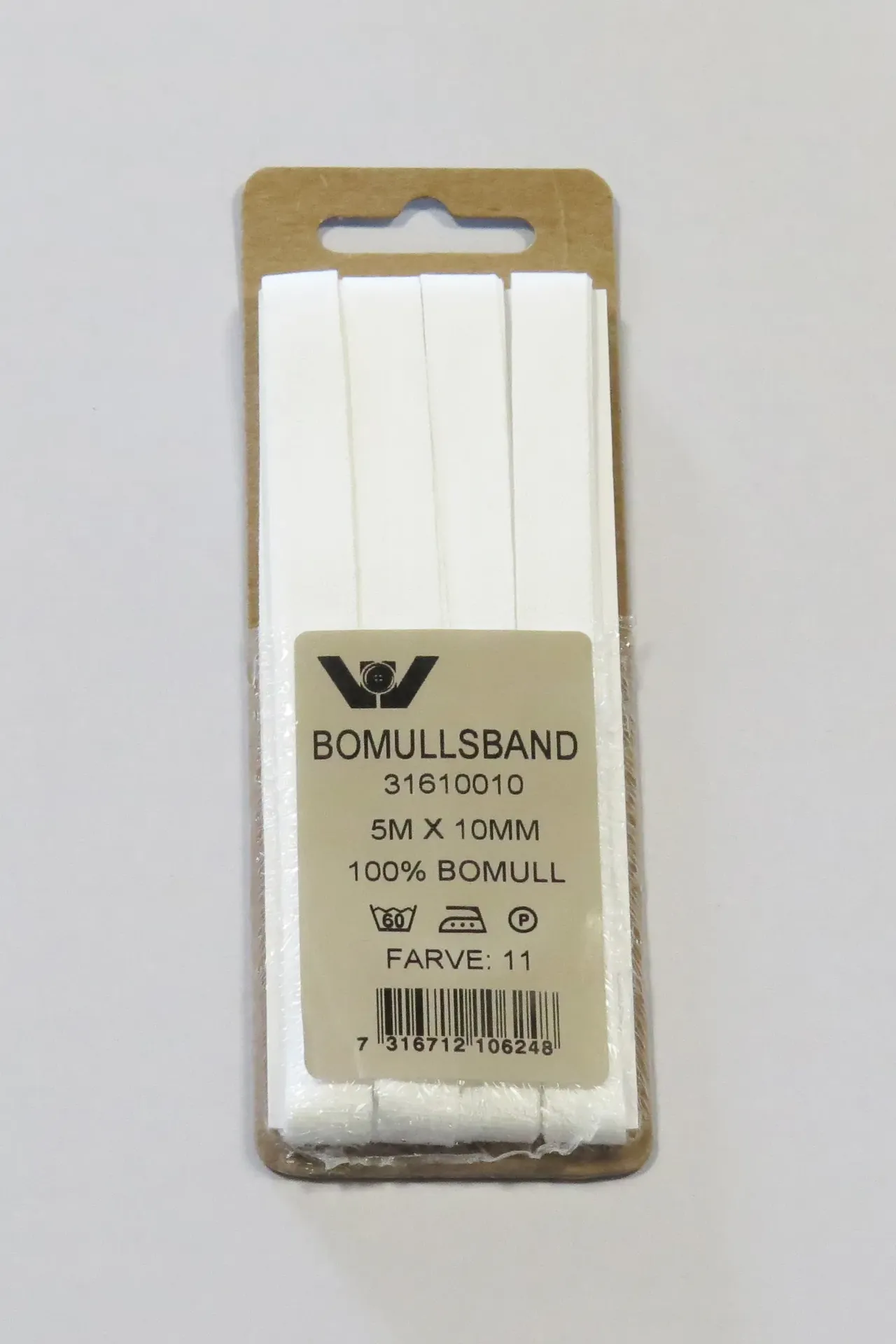 Bændel 10mm (Hvid 1011)