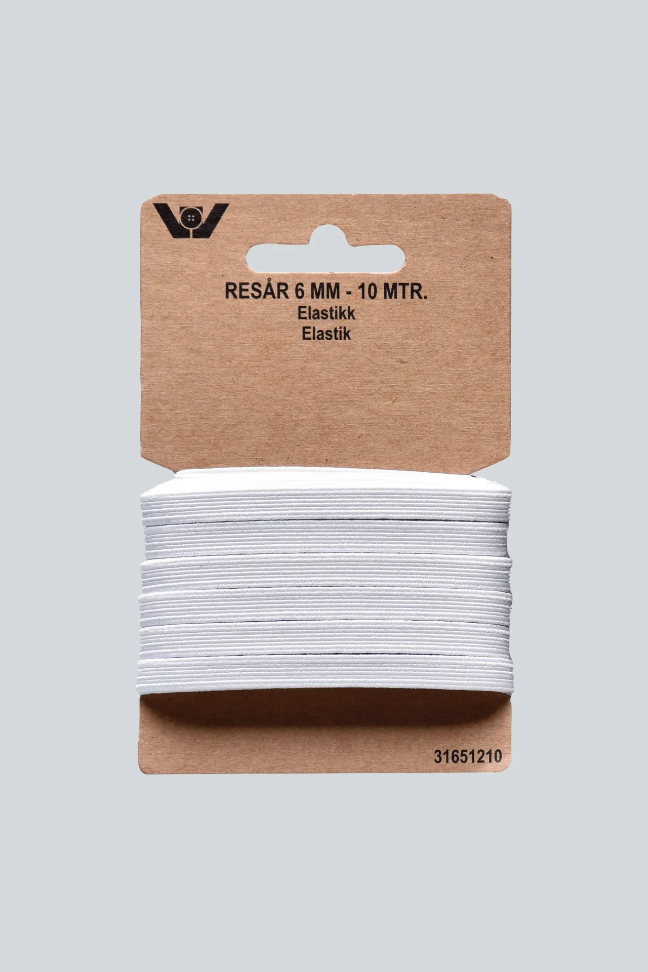 Elastik 6 mm (Hvid 11)